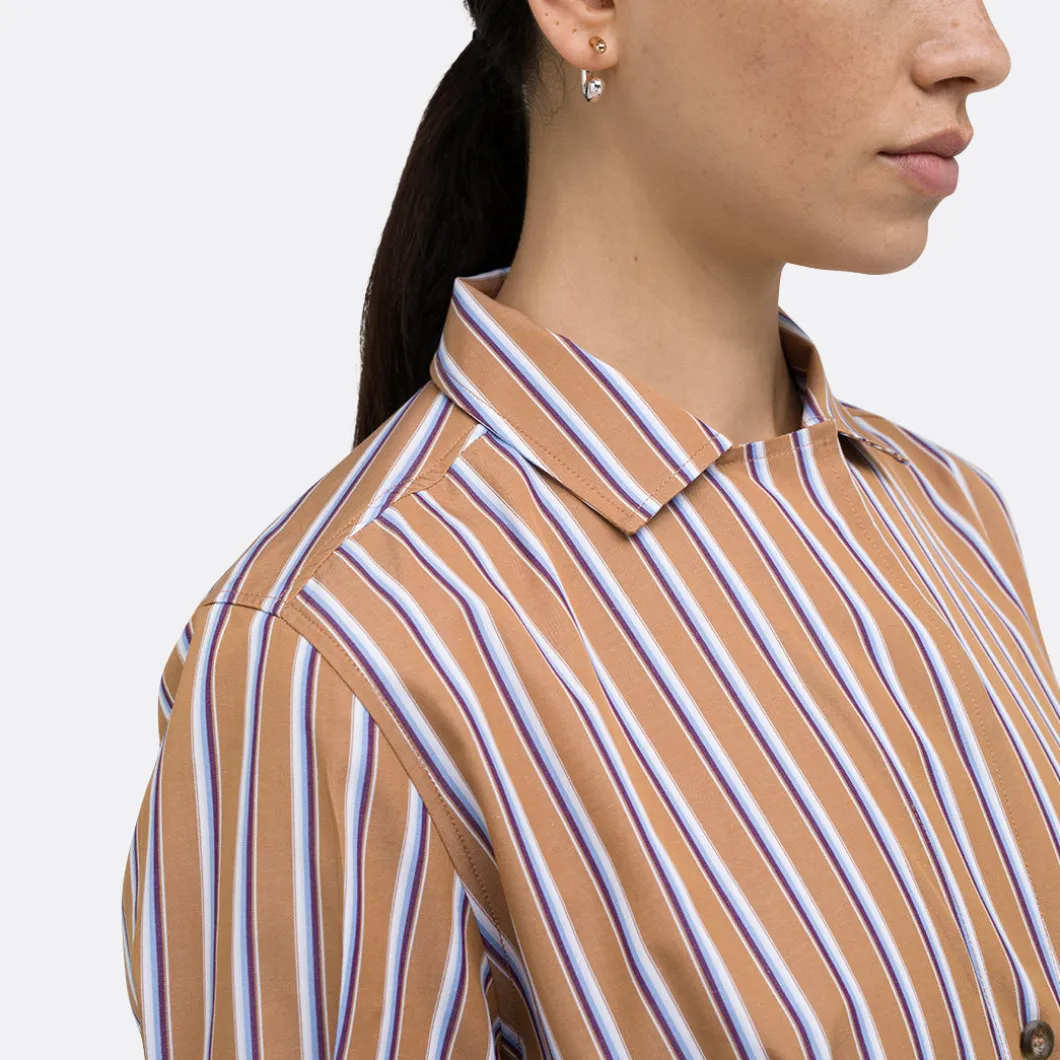A LINE Knot-Belted Shirtdress>Woman Dresses & Jumpsuits