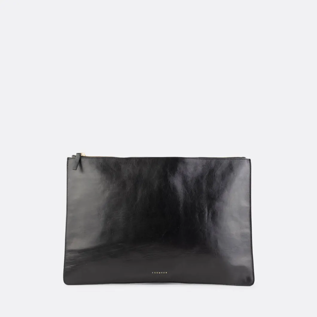 Escuyer Leather Portfolio Pouch>Woman Bags