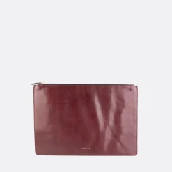 Escuyer Leather Portfolio Pouch>Man Bags & Backpacks