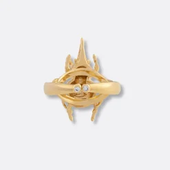 Carolina Curado Long Horn Mini Beetle Ring><noscript><img width=