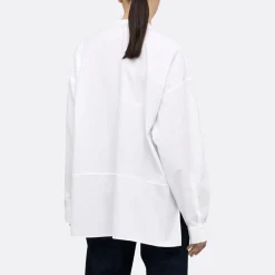 A LINE Mandarim-Style Collar Shirt><noscript><img width=