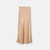 A LINE Midi Bias-Cut Satin Skirt>Woman Skirts & Shorts