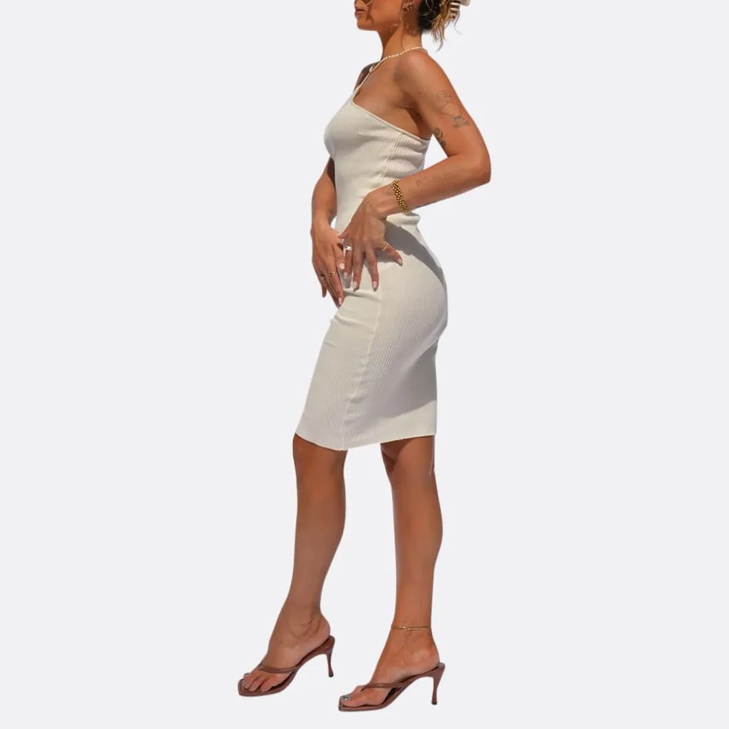Guaja Nassau Long Knit Dress>Woman Dresses & Jumpsuits