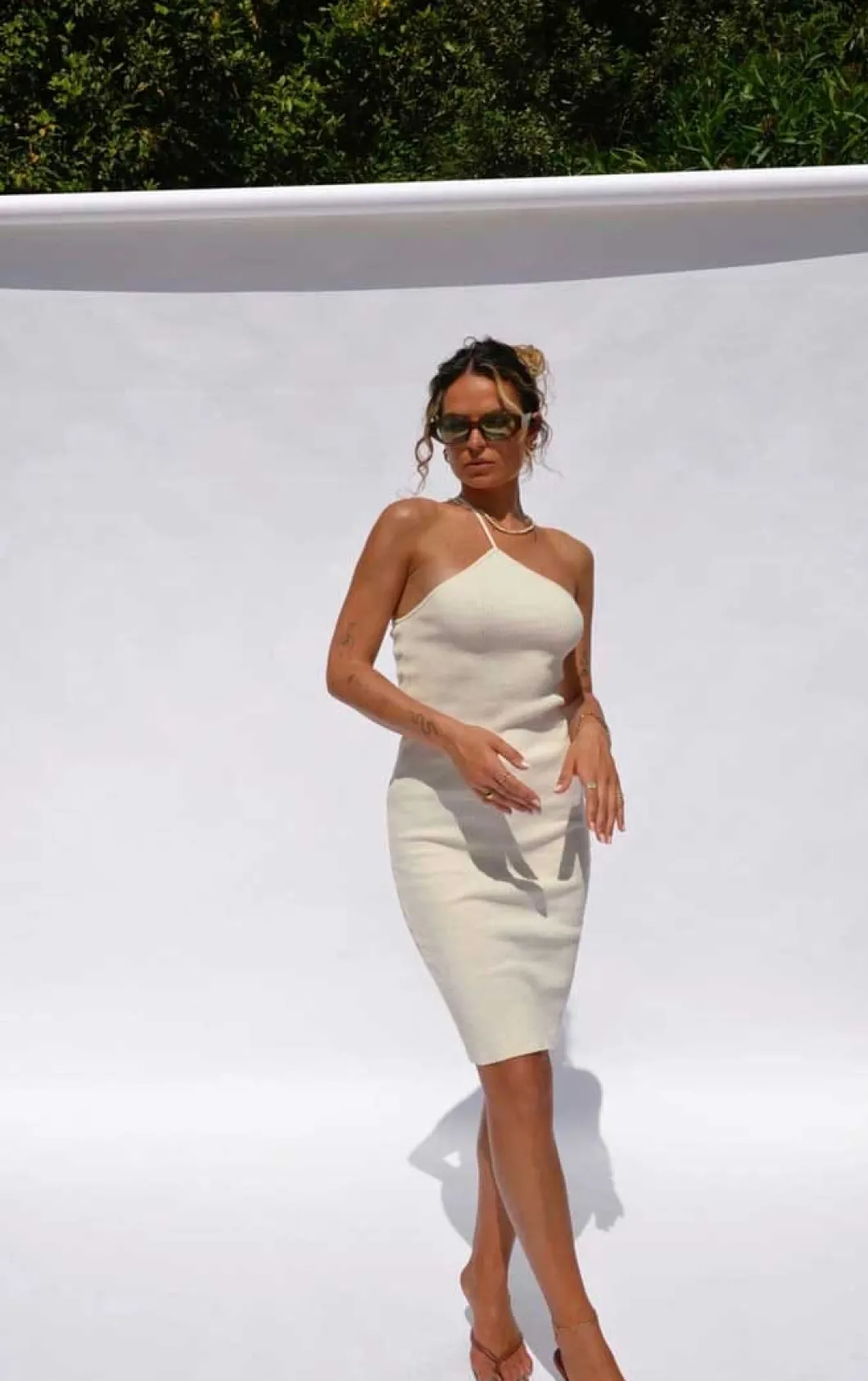 Guaja Nassau Long Knit Dress>Woman Dresses & Jumpsuits