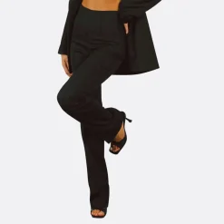 Guaja Nero Wool Pants>Woman Trousers