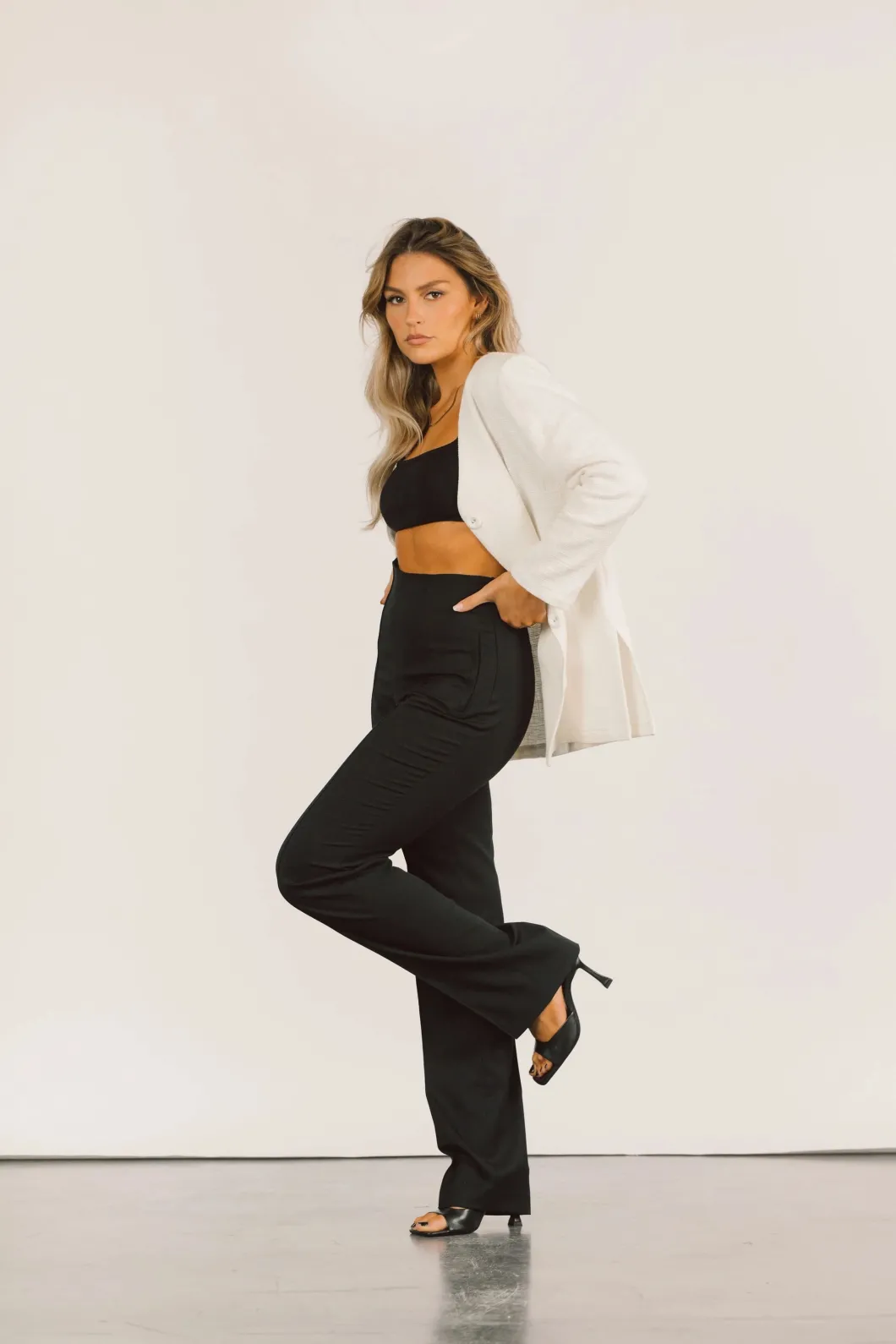 Guaja Nero Wool Pants>Woman Trousers