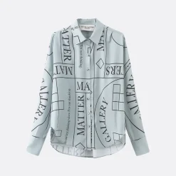 Matter Matters Not Loose Shirt>Woman Blouses & Shirts