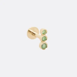 Cinco Noun Stud 18K>Woman Jewellery & Watches