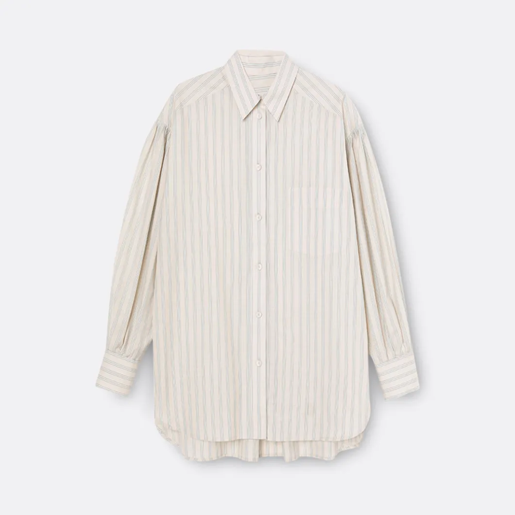 A LINE Oversize Dropped Shoulder Shirt>Woman Blouses & Shirts