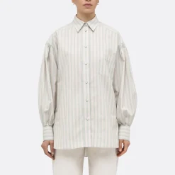 A LINE Oversize Dropped Shoulder Shirt><noscript><img width=