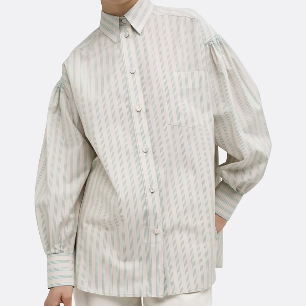 A LINE Oversize Dropped Shoulder Shirt>Woman Blouses & Shirts