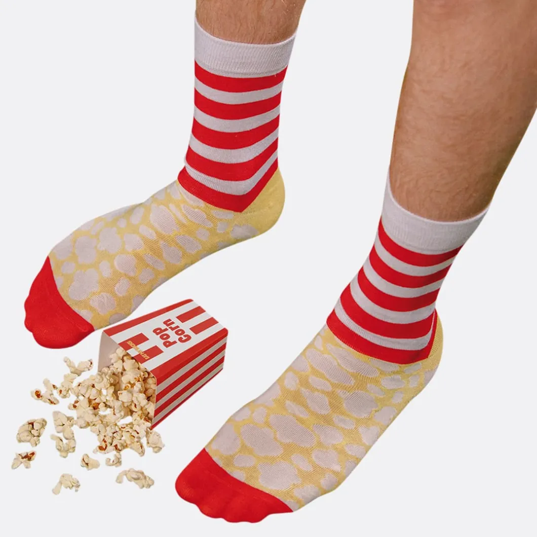 Eat my socks Pop Corn>Woman Socks
