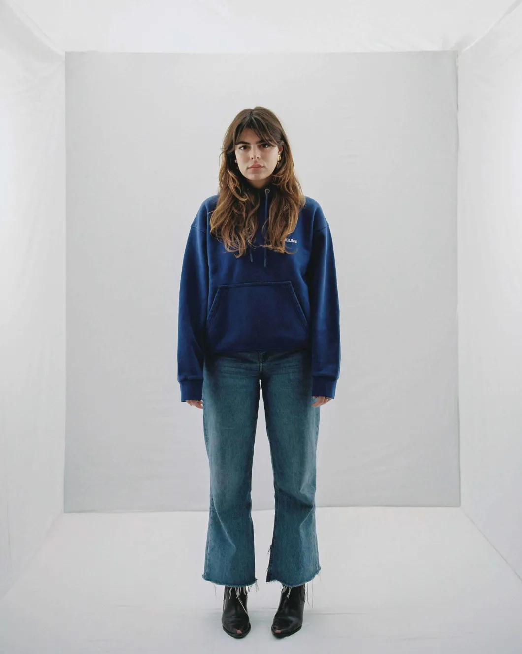 Sublime Royal Blue Hoodie>Woman Sweaters