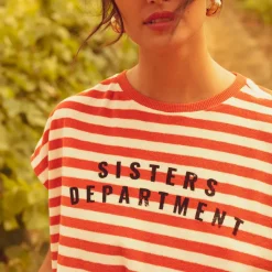 Sisters Department R&W Striped Sweatshirt><noscript><img width=