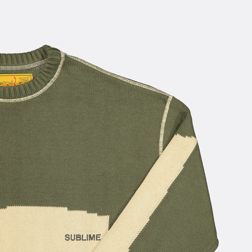 Sublime Sand Tree Knit>Man Sweaters