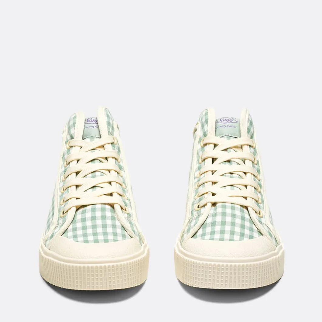 Sanjo K100 Vichy High-Top Sneakers>Man Sneakers