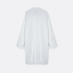 A LINE See-Through Bib-Panel Shirt>Woman Blouses & Shirts