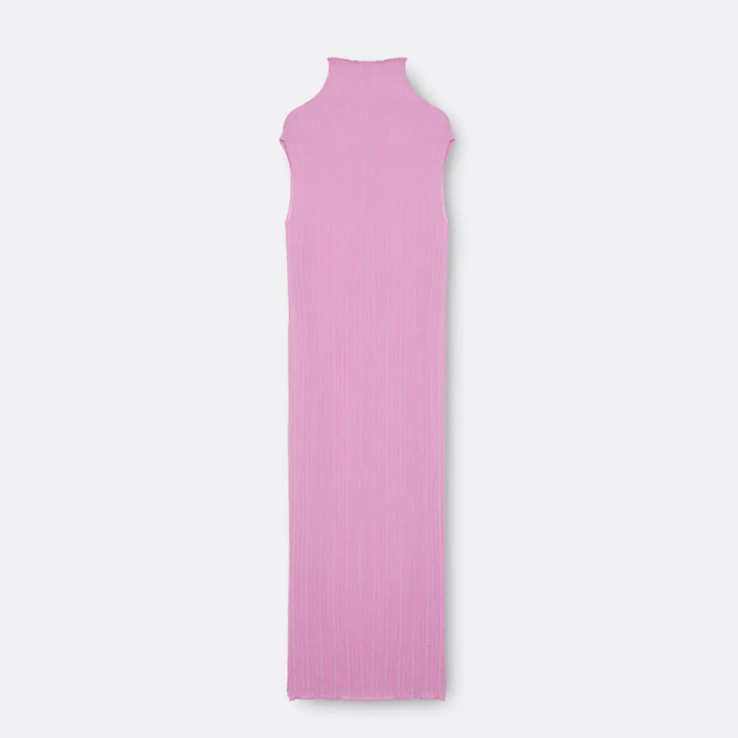 A LINE Silk-Blend See-Through Dress>Woman Dresses & Jumpsuits