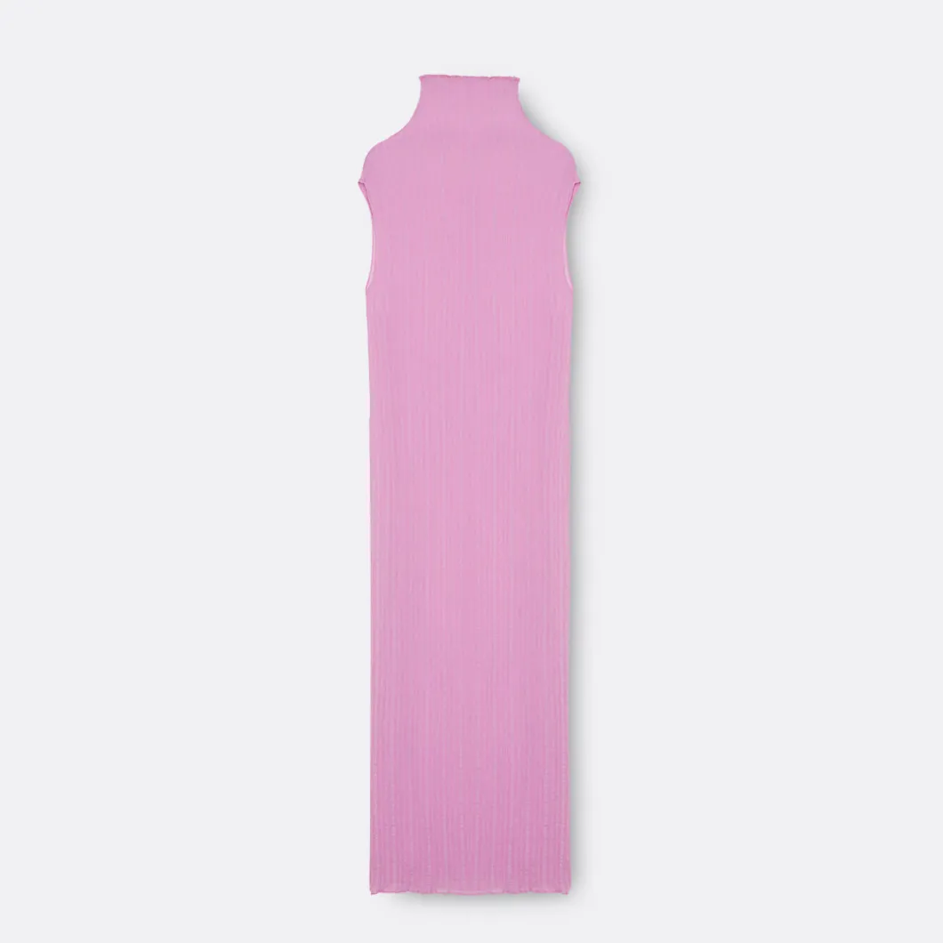 A LINE Silk-Blend See-Through Dress>Woman Dresses & Jumpsuits