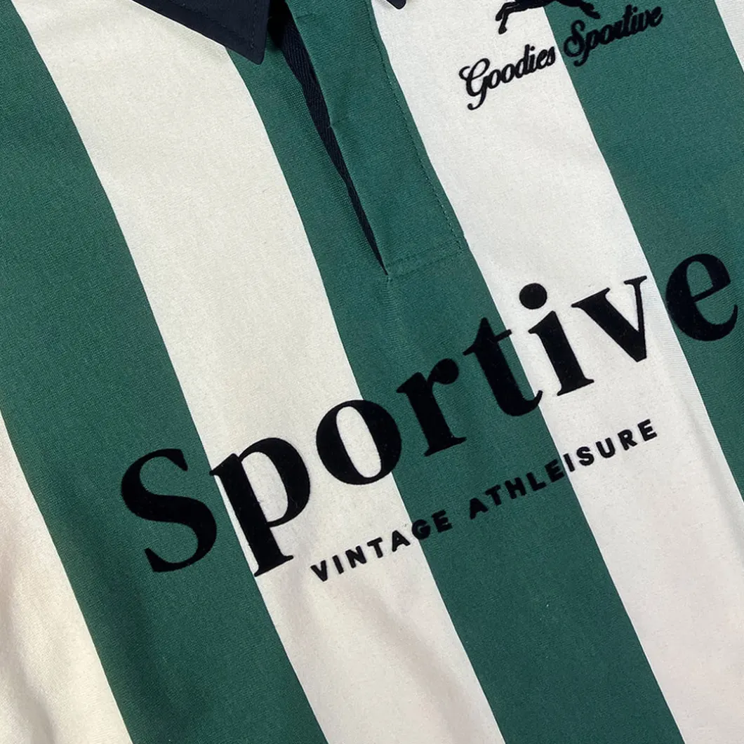 Goodies Sportive Striped Retro Polo>Woman Blouses & Shirts