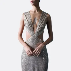Guaja Tfrlab_01 Mirror Long Dress>Woman Dresses & Jumpsuits