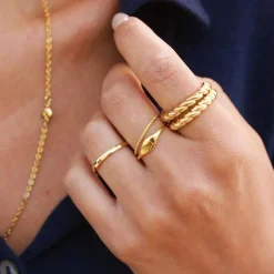 Hey Harper Thin Chicago Ring>Woman Jewellery & Watches