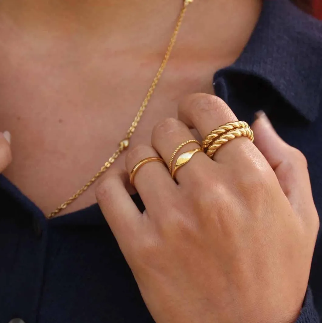 Hey Harper Thin Chicago Ring>Woman Jewellery & Watches