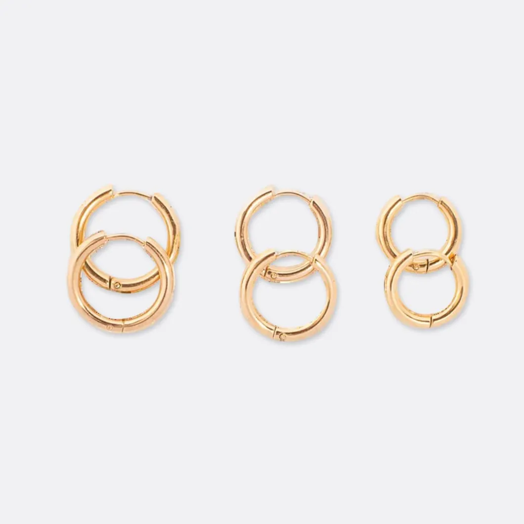 Hey Harper Triple Hoops Set>Woman Jewellery & Watches