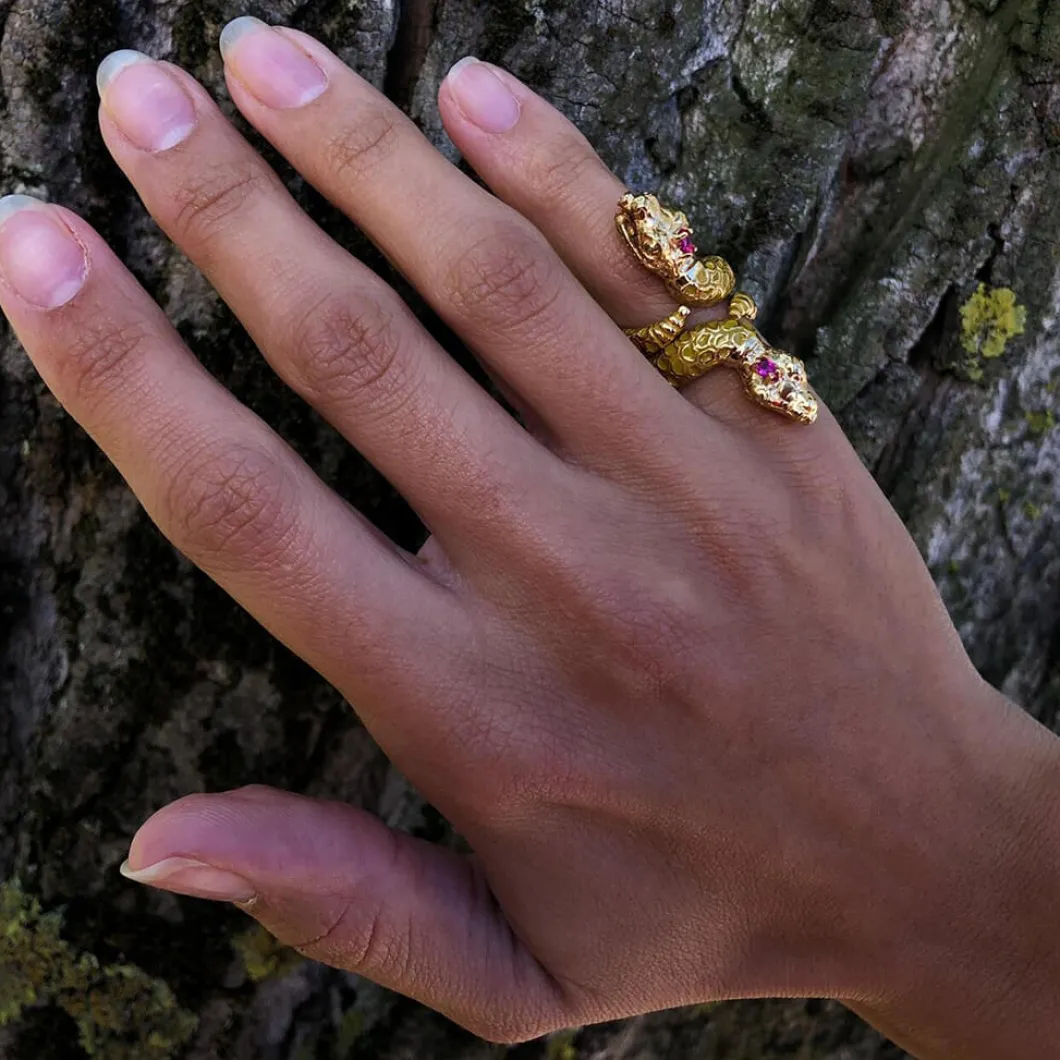 Carolina Curado Twisted Snake Ring>Woman Jewellery & Watches