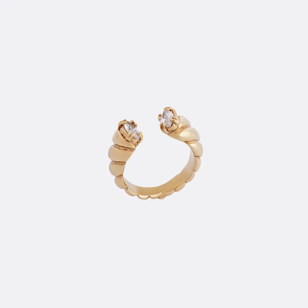 Carolina Curado Twisted Stones Ring>Woman Jewellery & Watches