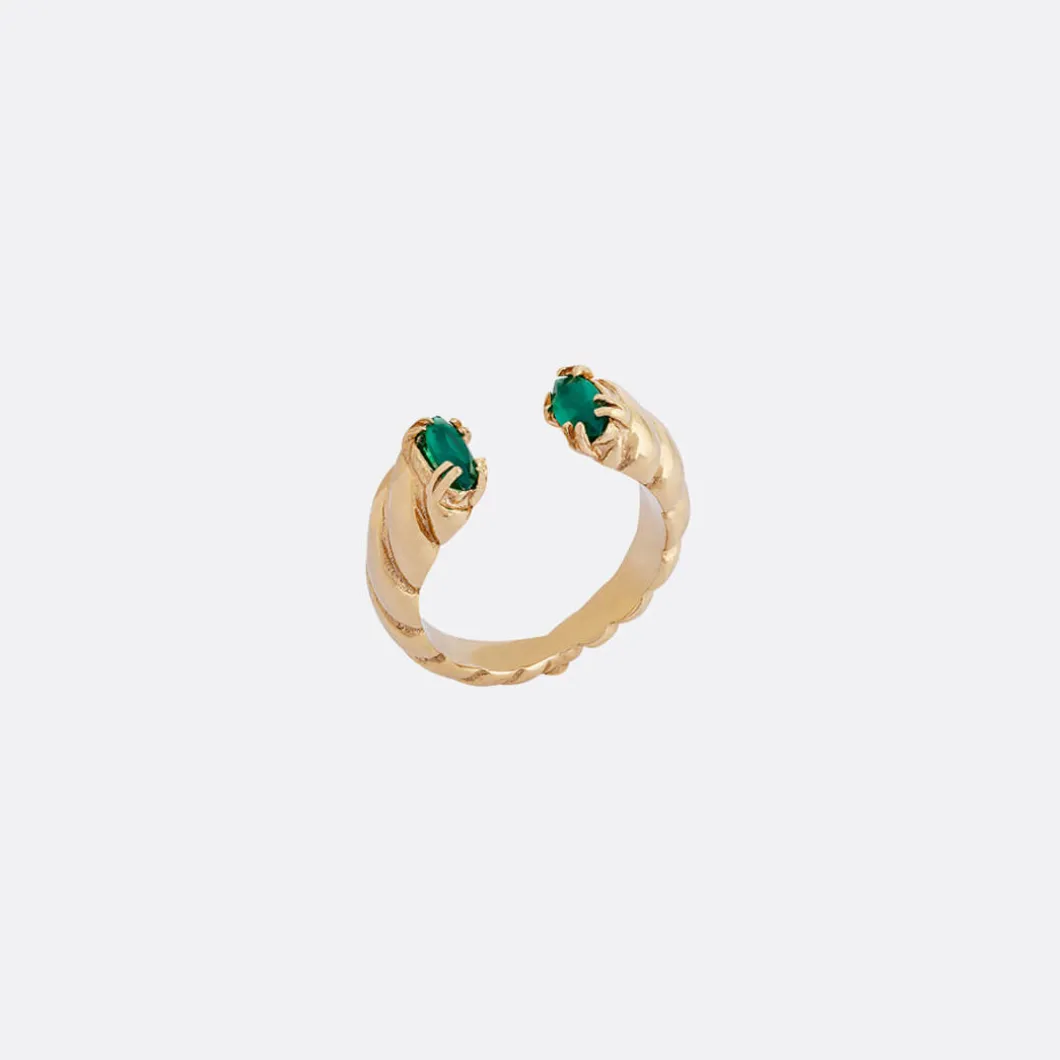 Carolina Curado Twisted Stones Ring>Woman Jewellery & Watches