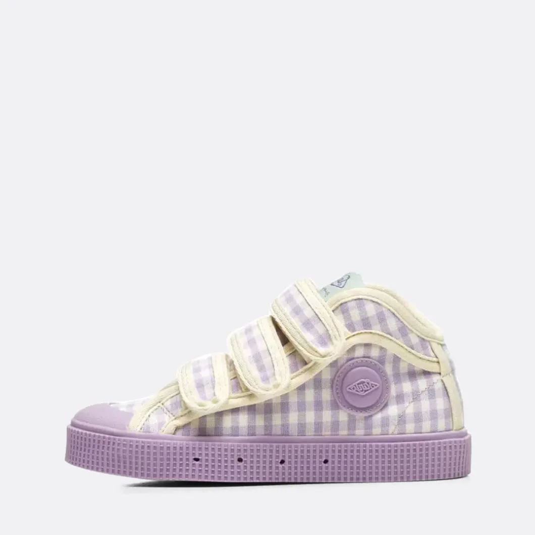 Sanjo V100 Vichy Lavender>Woman Sneakers