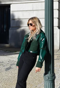 Guaja Vinyl Curly Coat>Woman Jackets & Coats