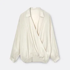 A LINE Wrap-Detail Blouse>Woman Blouses & Shirts